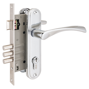 Замок врезной АЛЛЮР 103/3, CP хром (12)