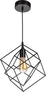 Подвесная люстра 52628 5 SOFFITTA 280x340x1000мм Е27х1 черный