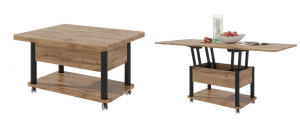 Стол "Дебют 3" СТТ 103 дуб вотан/ножки чёрные