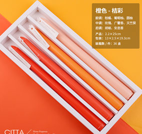 Набор цветных античных свечей СITTA 4 шт (аромат грейпфрута, винограда, розы, душистого перца)