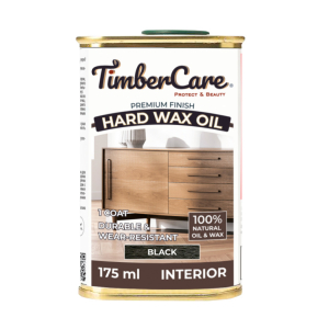 Защитное масло с твердым воском TimberCare Hard Wax Oil (цвет: Черный/ Black), банка 0,175л (6)