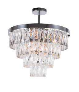 Люстра 2431R/8A CHR+CL (1) NW