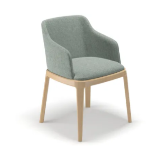 Стул Фреш дуб натуральный/нептун грин
