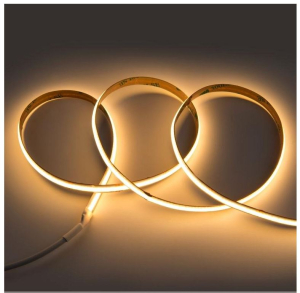 Светодиодная лента GLS-COB-512-14-24-IP20-3 5м, 14Вт/м, 24В, 8мм, 512 диодов/м, 1320Лм/м, IP20 3000К