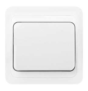 Выключатель Белый Скрытой установки 1 клав SmartBuy "Марс" (10)