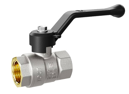 Кран шаровой латунный LD Pride В-В Ду 50 Ру 25 рычаг (2)