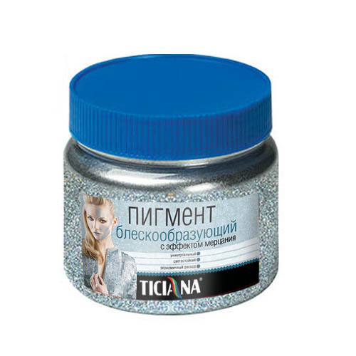 Пигмент Ticiana   блескообразующий Серебро  100гр (6)