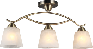 Светильник потолочный AU11053/3 AB E27 3*60W Бронза