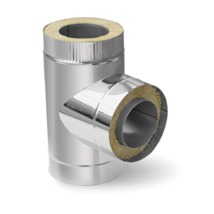 Тройник-сэндвич (430/0,5мм+оц) ф 150/210/90*