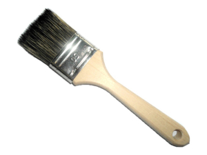 Кисть  КФ 50*14 Т4 натур.ЧЕРНАЯ.щетина (70)