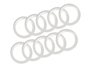 К-т колец бесш.с кругл.сеч. 10 шт. 19 мм СФ19-410-32 белый пиано