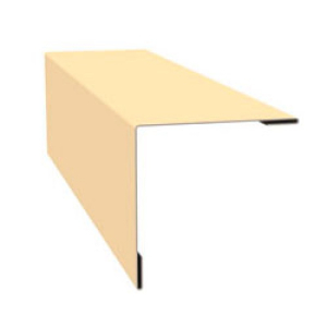 Планка угла наружного (ПУН 1015-75*75*3000) светлая слоновая кость