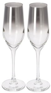 Набор фужеров для шампанского СЕЛЕСТ СЕРЕБРЯНАЯ ДЫМКА 2шт 160мл