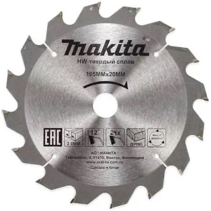 Диск пильный 165 х 20 мм 24T (дерево) MAKITA D-51409