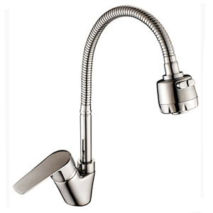 Смеситель Россинка для кухни S35-26 (35мм) хром ГИБКИЙ излив  (12)