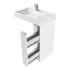 Тумба Лондри 200 под стиральную машину  + рак. Рейн 800 бел (1)