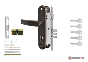 Замок врезной САМ ЗВ4-3 5кл., Медь Ц (12)