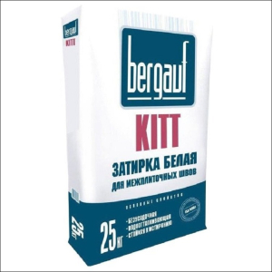 Затирка BERGAUF Kitt 25кг Белый (1/56)