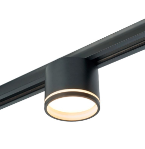 Светильник трековый под лампу GX53, черный, AL135, серия Luna Feron