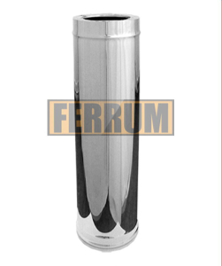 Труба-сэндвич 1,0м (430/0,8мм+оц) ф 200/280