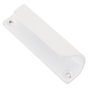 Ручка для балконной двери стальная, белая (50)