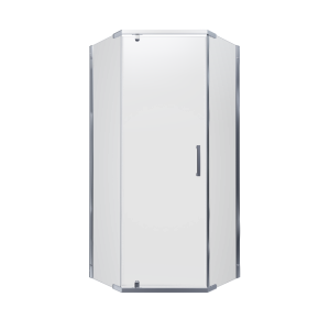 Душевая шторка Дека-Хром, 100х100, пятиуг., (2 места)(_1_)