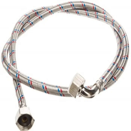 Шланг заливной для стиральной машины SS 12 мм 1.0 м в пакете(50)