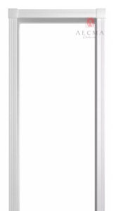 Портал "Параллель" резная, ПВХ эмалит, белый, 2200*2000*300мм (70)