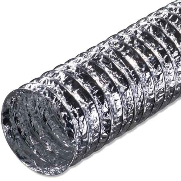 Воздуховод ERA PRO AF102 гибкий армированный, металл-ная пленка 70 мкм, L до 10м (1)