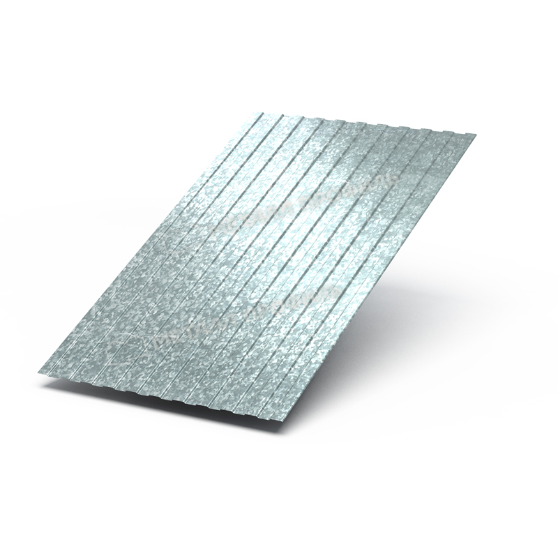 Эконом. Профилированный лист С-8х1200 (ОЦ-01-БЦ-0.4) 2м оцинкованный (1шт= 2,4м2)