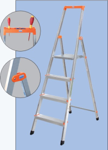 Стремянка 5 ступеней, 3,05 м, Solidy (1)