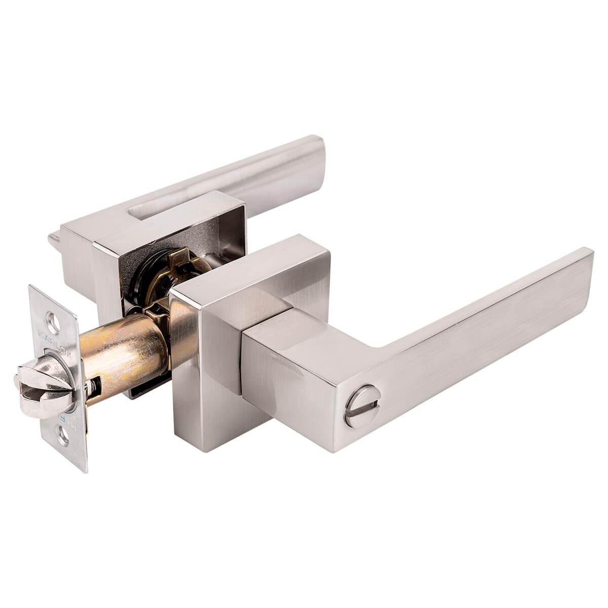 Ручка-защелка MARLOK RZ 8-03 фиксатор, "NOVA", SN (никель) (30)