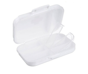 Аптечка-бокс дорожная, 8 отдел., пластик, 10х6х3,5см