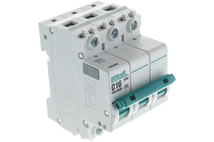 Автоматический выключатель 3Р 16А х-ка C ВА-101 4,5кА Dekraft (4)