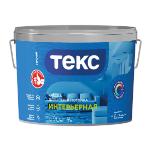Краска ТЕКС Профи В/д Интерьерная Супербелая Матовый 1,9л=3кг (1/175)