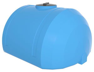 Емкость AUTO 1000 литров (цвет голубой) с отводом