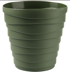 Кашпо "Бархан" (2,25л) Цв. Тёплая хвоя (Арт. КШ-3034)