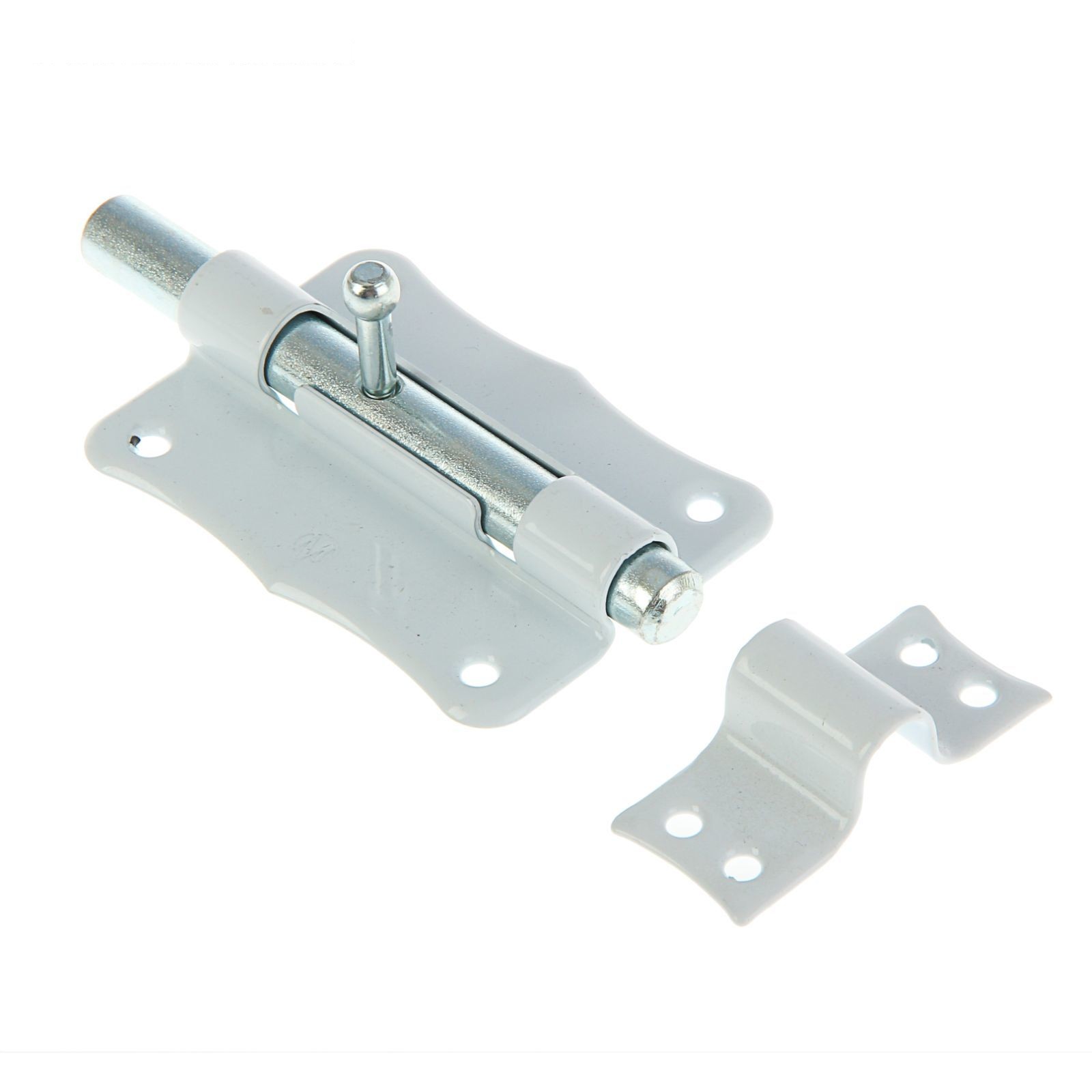 Задвижка накладная ЗТ2-85 полимер белый (10/30)