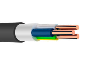 Кабель медный ВВГ-нгLS 3*1,5 ТУ черный плоский (200)