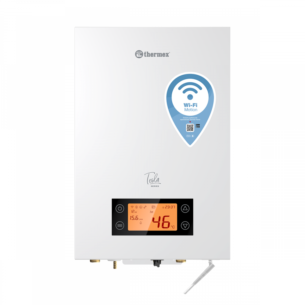 Электрический настенный котел THERMEX Tesla 6-12 Wi-Fi – купить в Улан-Удэ:  цена, характеристики, фото, доставка