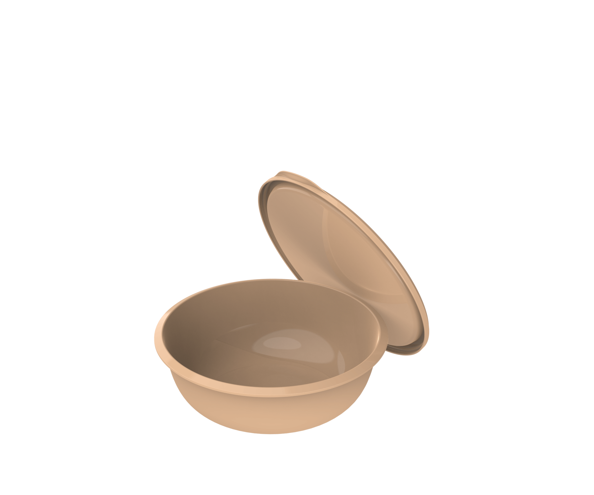Миска "Шарм" 1,3л с/кр Какао (50) АП 579