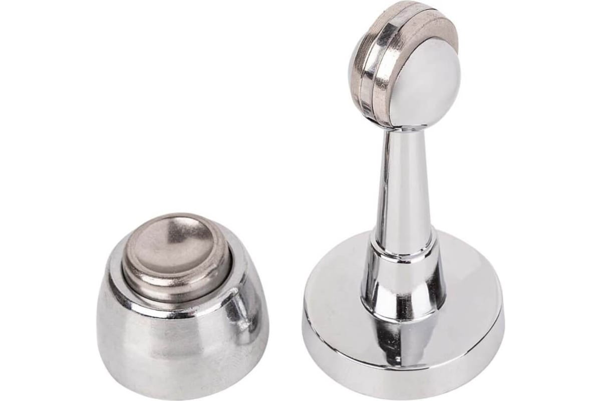 Ограничитель напольный "106" МАГНИТ хром