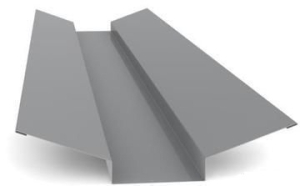 Планка ендовы верхняя 76*76*2000 (ВИК-01-7024-0,45) серый графит