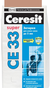 Затирка Ceresit CE 33 2кг Светло-коричневый (12)