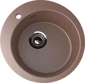 Мойка Ulgran U-405 кругл 495мм терракот 307(_1_)