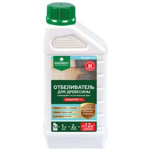 PROSEPT 50 - отбеливатель для древесины 1:1, концентрат 1л (12)