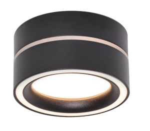 Светильник потолочный 12W, 230V, GX53, черный, HL455 Feron (50)