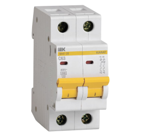 Автоматический выключатель 2P 63А С ВА47-29 4.5кА IEK