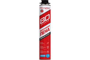Пена монтажная REALIST PRO Red 80л зима (12)