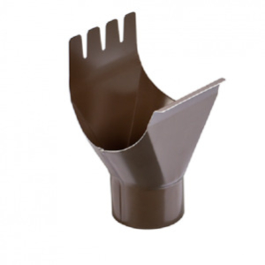 Воронка выпускная ВВф. "ПС" 125/100 0,6 -шок.-коричн.*2(3) RAL 8017 пурал